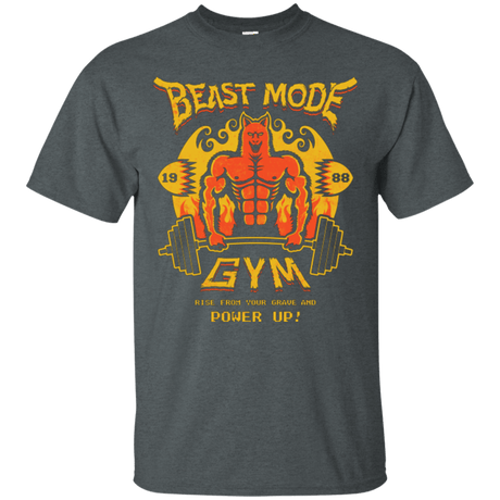 T-Shirts Dark Heather / Small Beast Mode Gym T-Shirt