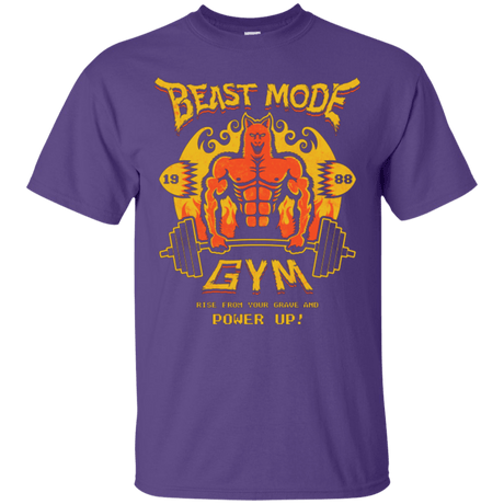 T-Shirts Purple / Small Beast Mode Gym T-Shirt