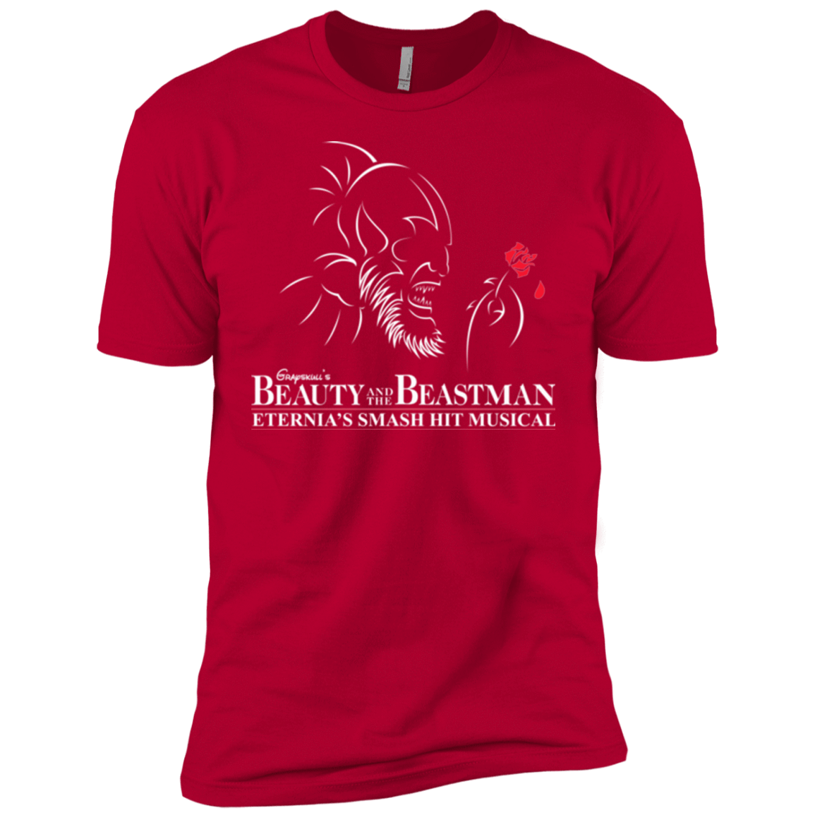 T-Shirts Red / YXS Beauty and the Beastman Boys Premium T-Shirt