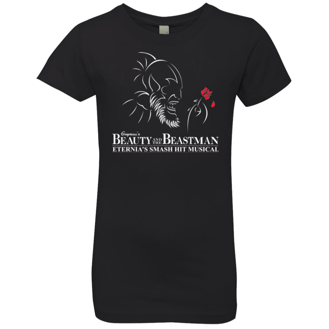 T-Shirts Black / YXS Beauty and the Beastman Girls Premium T-Shirt