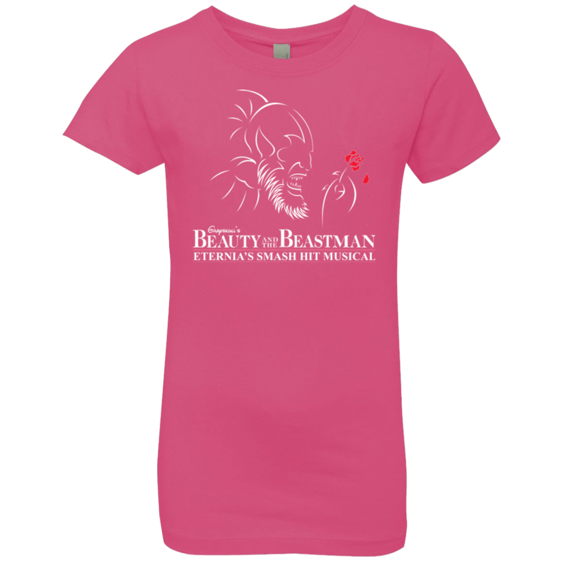 T-Shirts Hot Pink / YXS Beauty and the Beastman Girls Premium T-Shirt