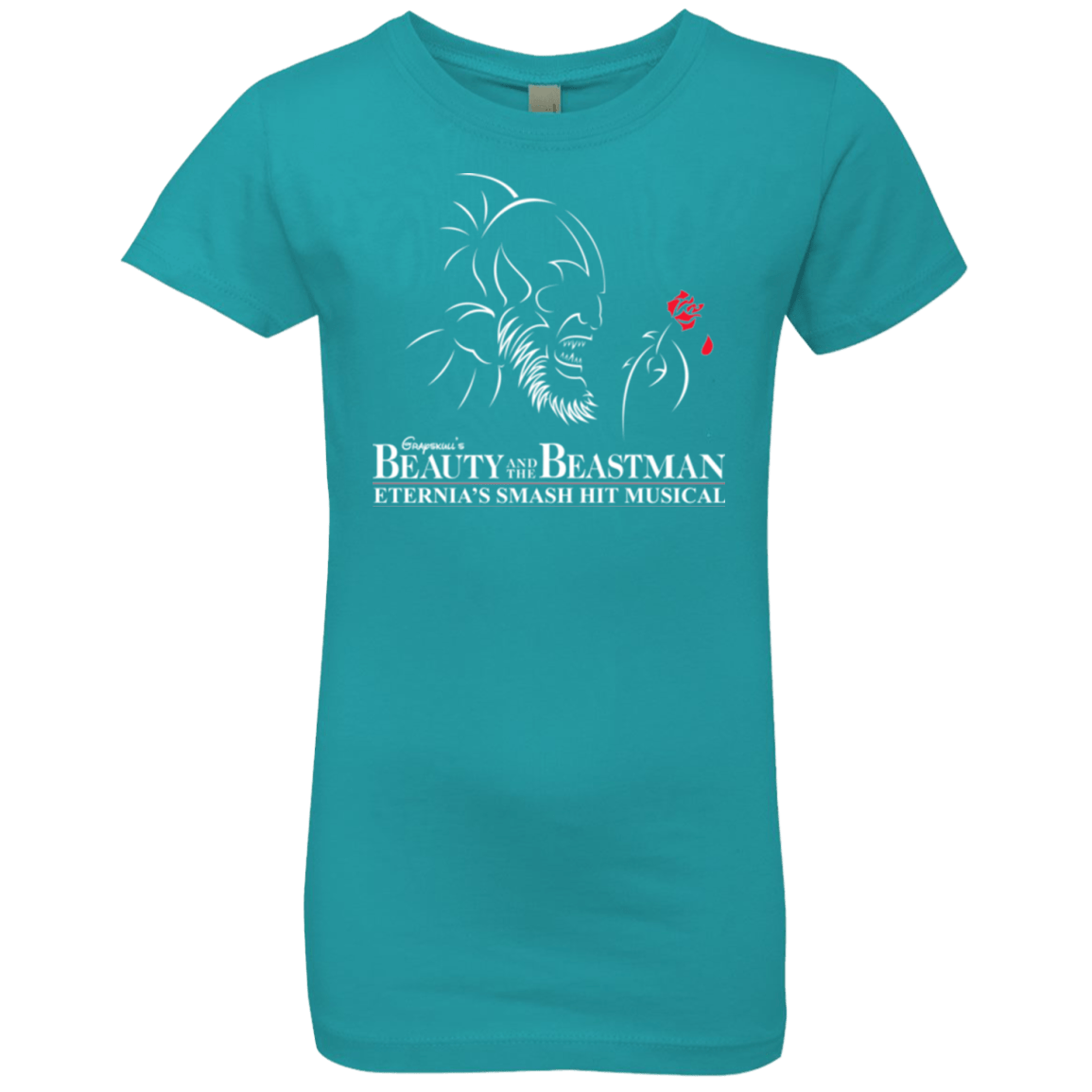 T-Shirts Tahiti Blue / YXS Beauty and the Beastman Girls Premium T-Shirt