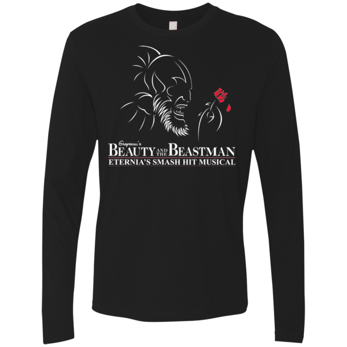T-Shirts Black / Small Beauty and the Beastman Men's Premium Long Sleeve