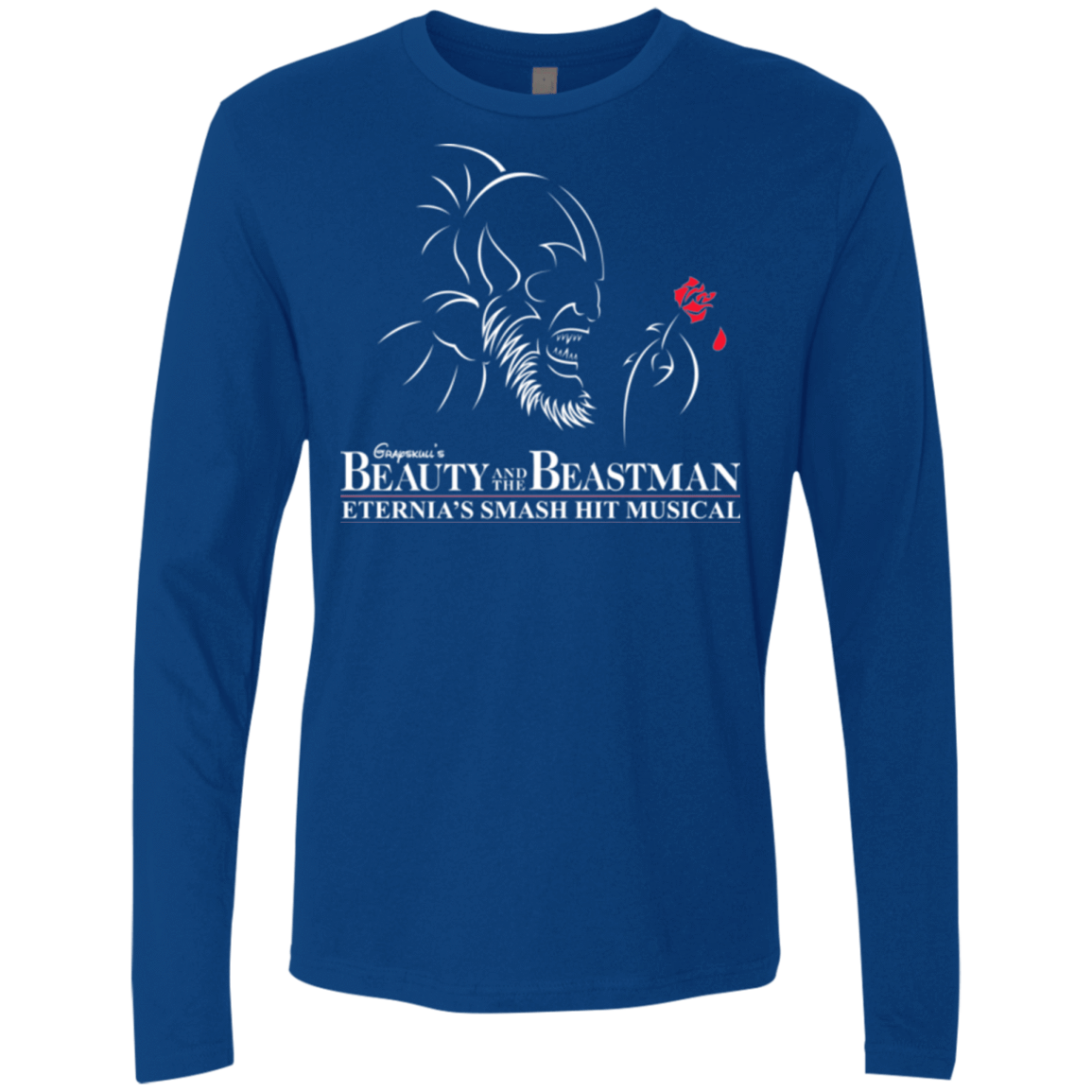 T-Shirts Royal / Small Beauty and the Beastman Men's Premium Long Sleeve