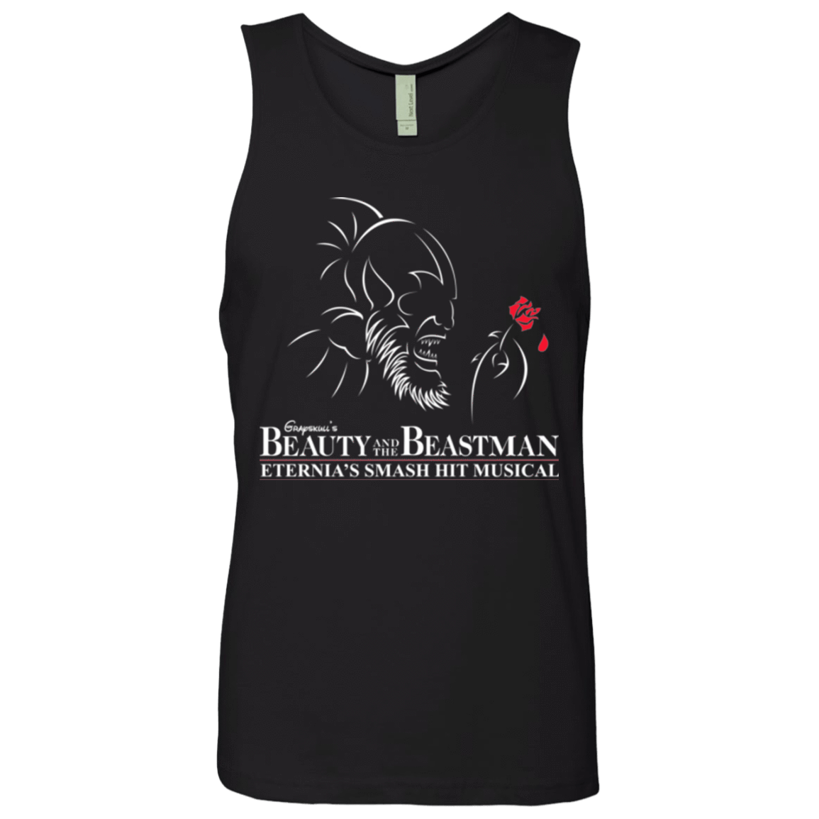 T-Shirts Black / Small Beauty and the Beastman Men's Premium Tank Top