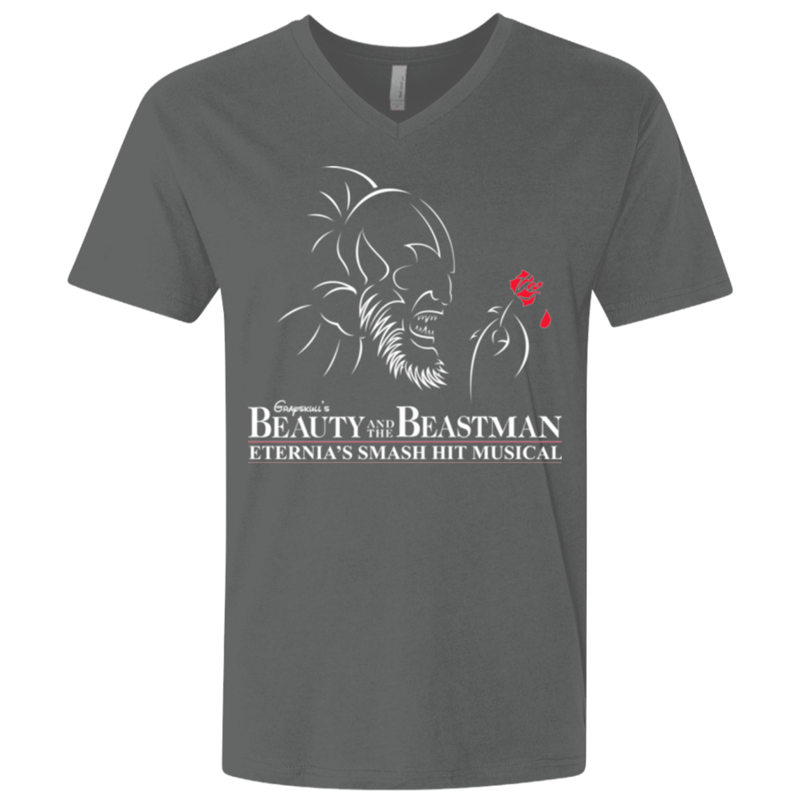 T-Shirts Heavy Metal / X-Small Beauty and the Beastman Men's Premium V-Neck