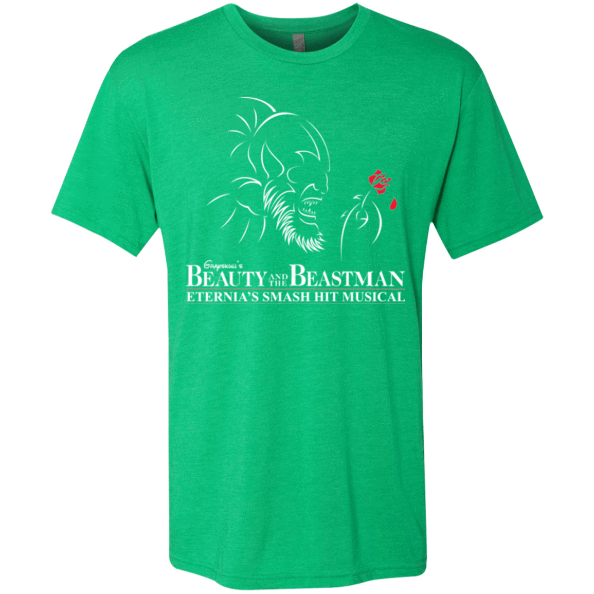 T-Shirts Envy / Small Beauty and the Beastman Men's Triblend T-Shirt