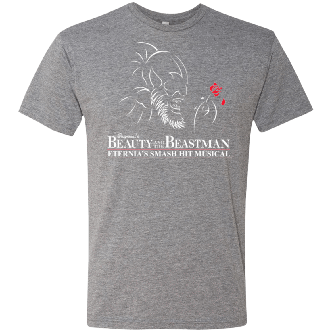 T-Shirts Premium Heather / Small Beauty and the Beastman Men's Triblend T-Shirt