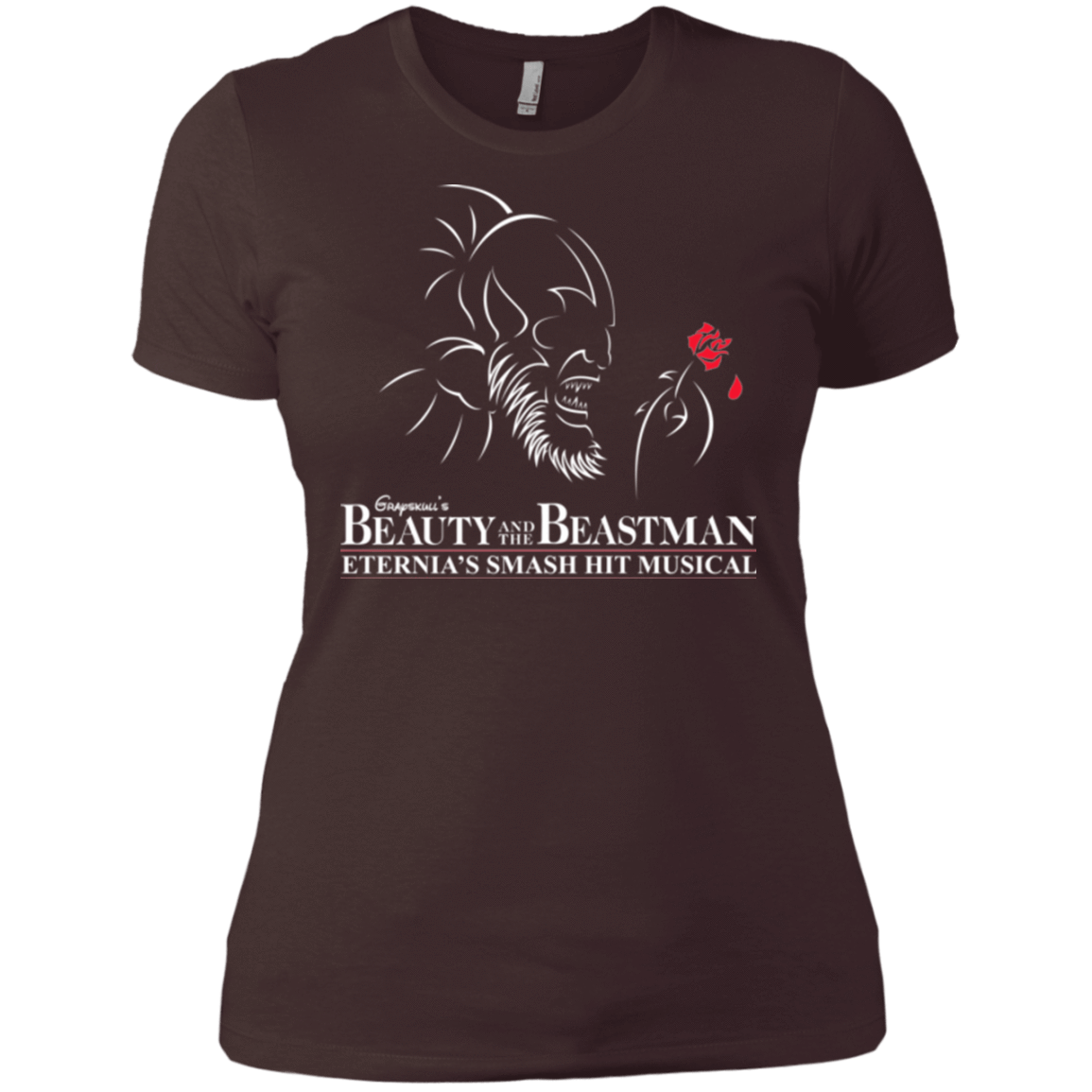 T-Shirts Dark Chocolate / X-Small Beauty and the Beastman Women's Premium T-Shirt