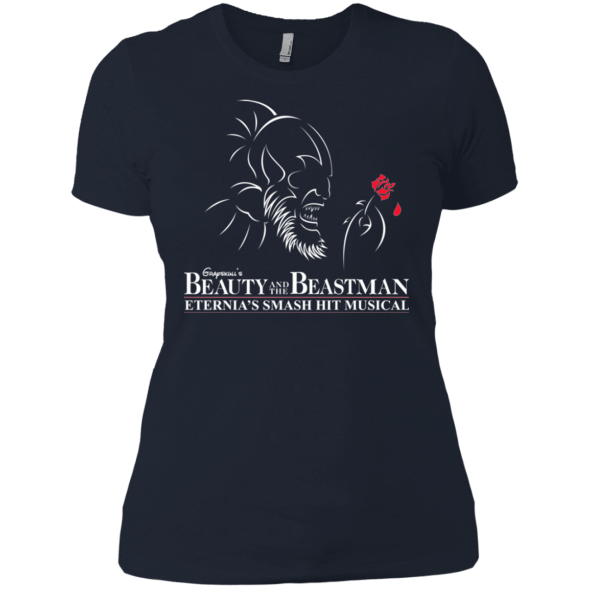 T-Shirts Midnight Navy / X-Small Beauty and the Beastman Women's Premium T-Shirt