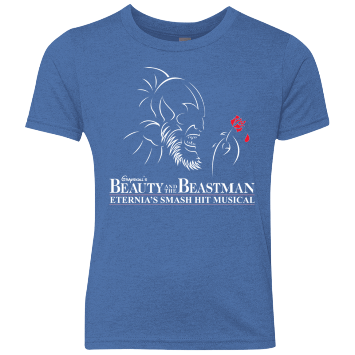 T-Shirts Vintage Royal / YXS Beauty and the Beastman Youth Triblend T-Shirt