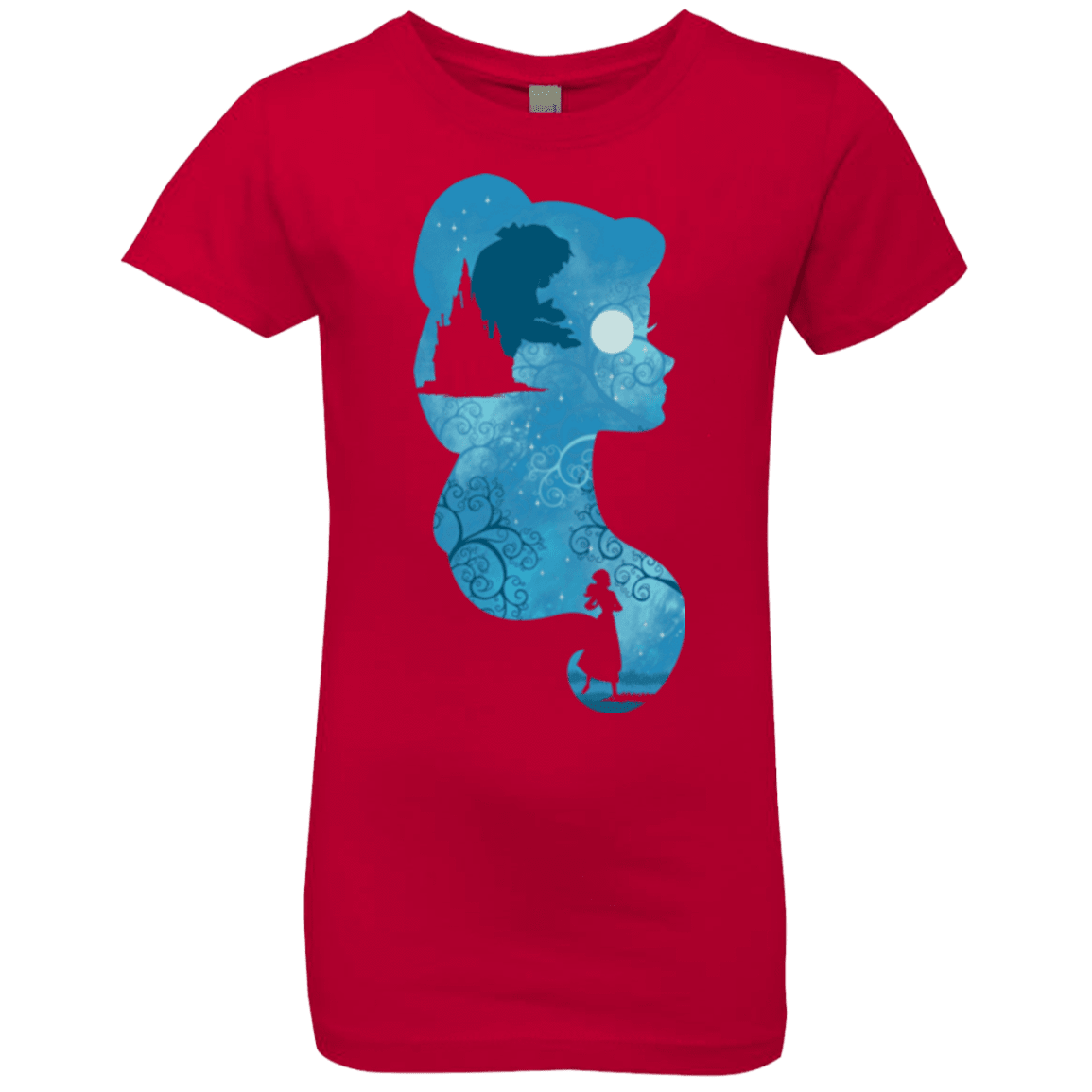 T-Shirts Red / YXS Beauty Portrait Girls Premium T-Shirt