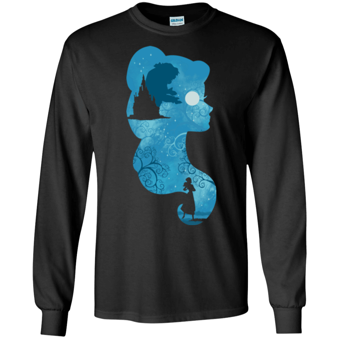 T-Shirts Black / S Beauty Portrait Men's Long Sleeve T-Shirt