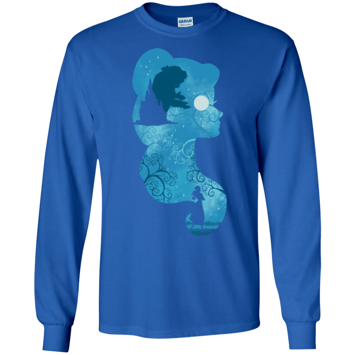 T-Shirts Royal / S Beauty Portrait Men's Long Sleeve T-Shirt