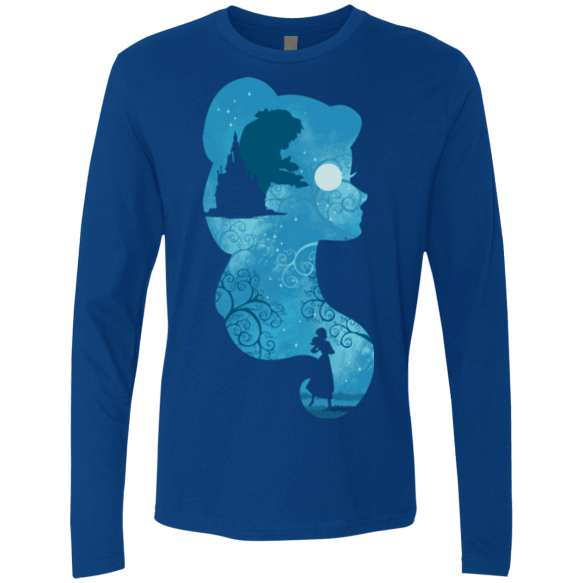 T-Shirts Royal / S Beauty Portrait Men's Premium Long Sleeve