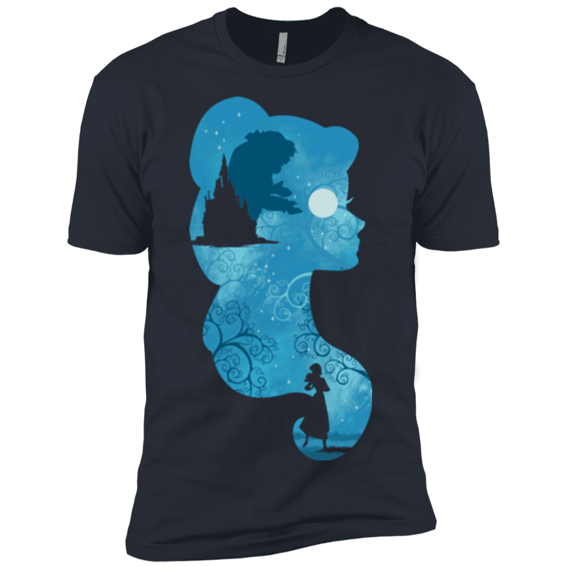 T-Shirts Indigo / X-Small Beauty Portrait Men's Premium T-Shirt