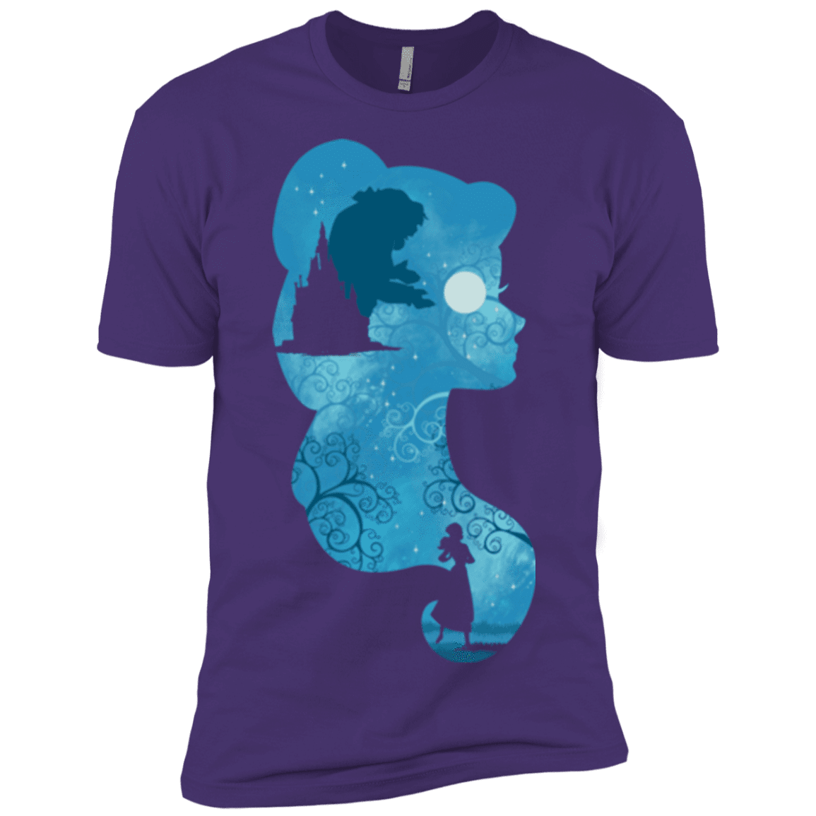 T-Shirts Purple Rush/ / X-Small Beauty Portrait Men's Premium T-Shirt