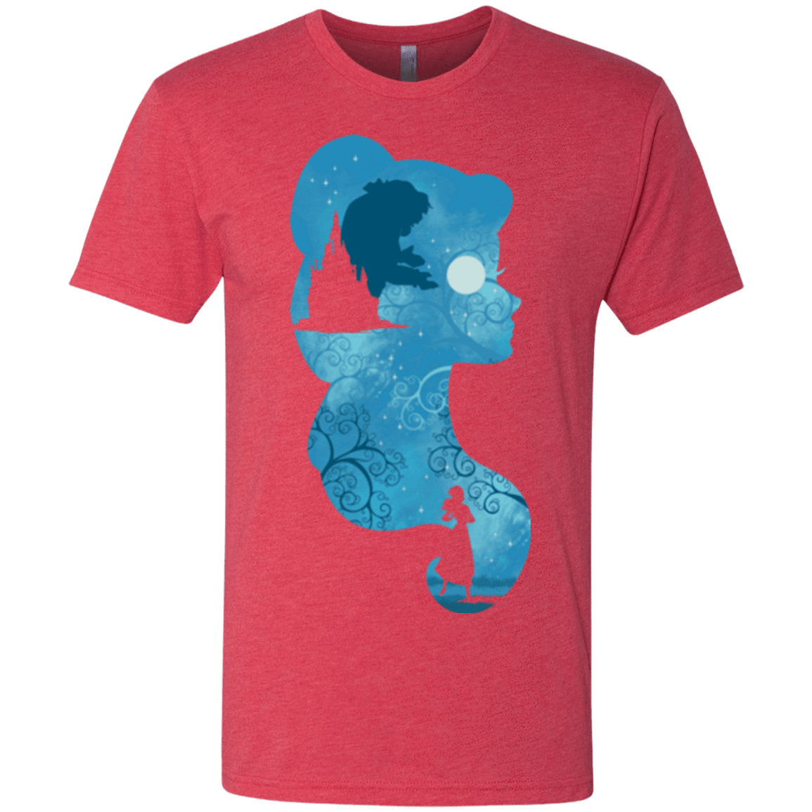 T-Shirts Vintage Red / S Beauty Portrait Men's Triblend T-Shirt