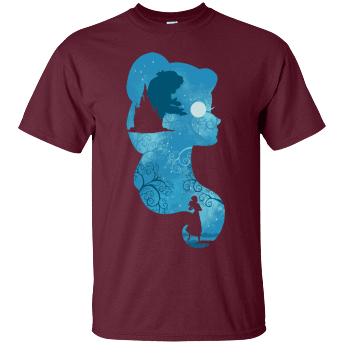 T-Shirts Maroon / S Beauty Portrait T-Shirt