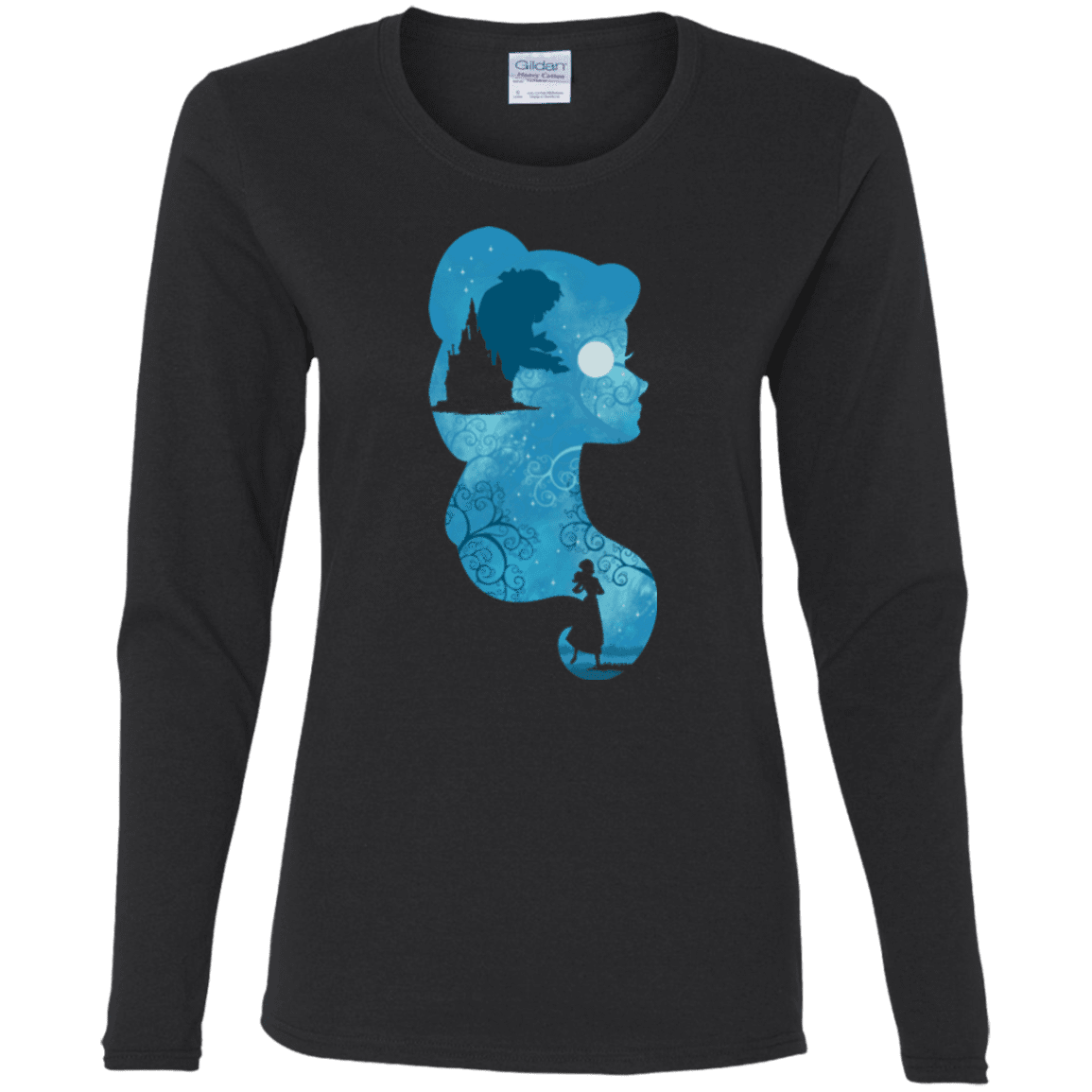 T-Shirts Black / S Beauty Portrait Women's Long Sleeve T-Shirt