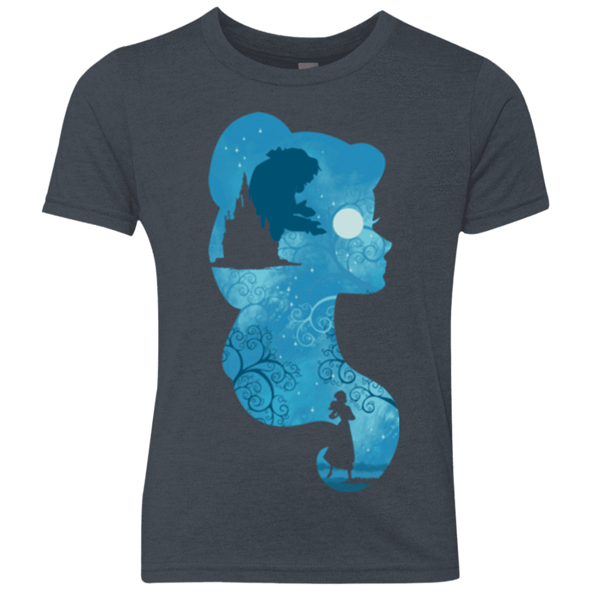 T-Shirts Vintage Navy / YXS Beauty Portrait Youth Triblend T-Shirt