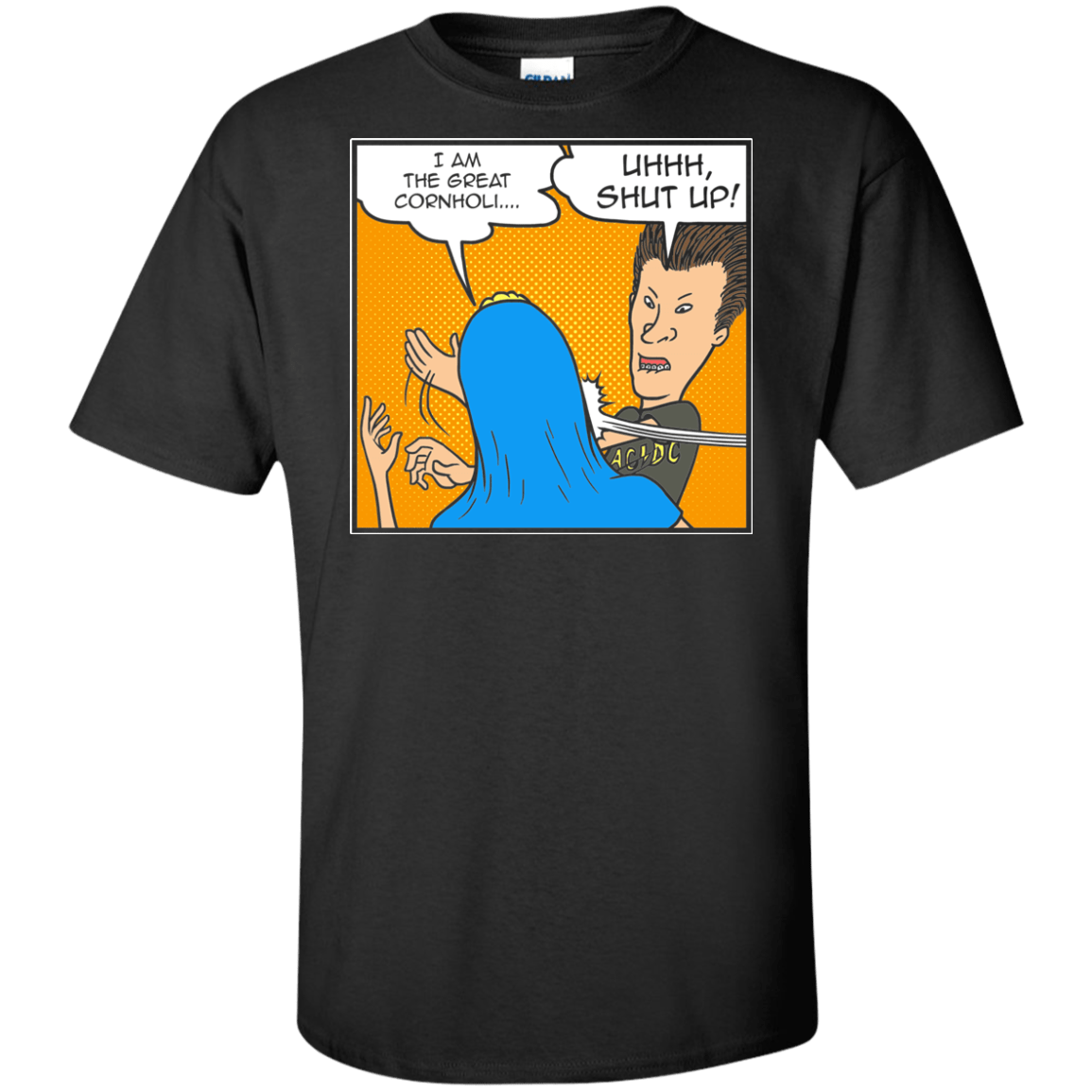 T-Shirts Black / XLT Beavis Butthead Slap Tall T-Shirt