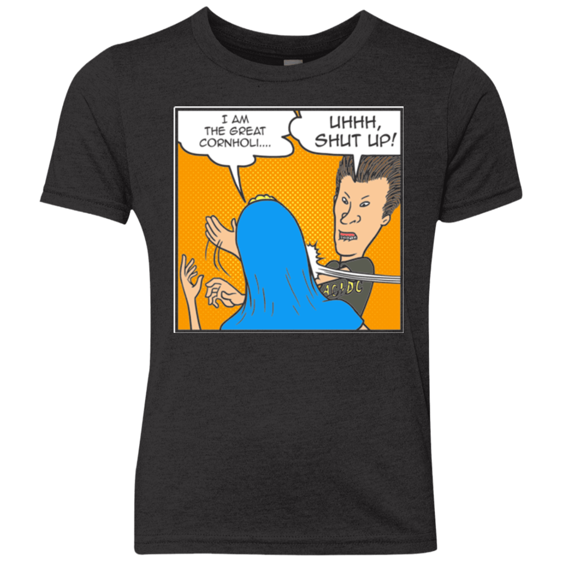 Beavis Butthead Slap Youth Triblend T-Shirt