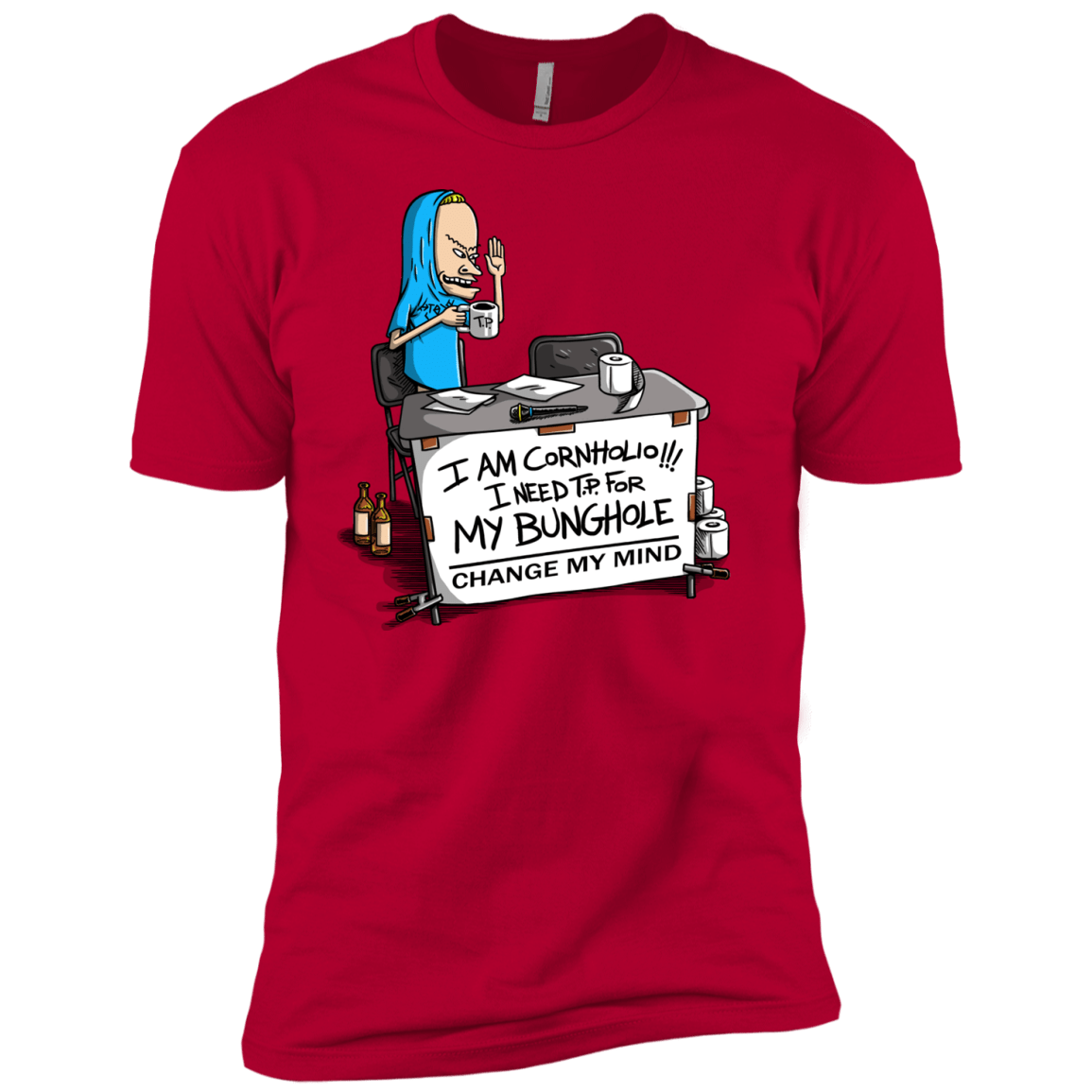 Beavis Change My Mind Boys Premium T-Shirt