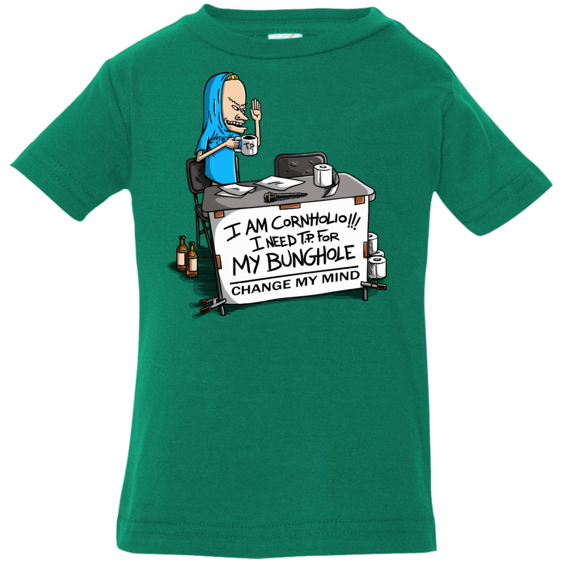 T-Shirts Kelly / 6 Months Beavis Change My Mind Infant Premium T-Shirt