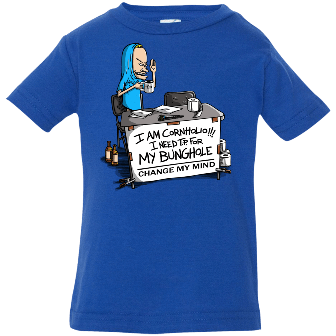 T-Shirts Royal / 6 Months Beavis Change My Mind Infant Premium T-Shirt