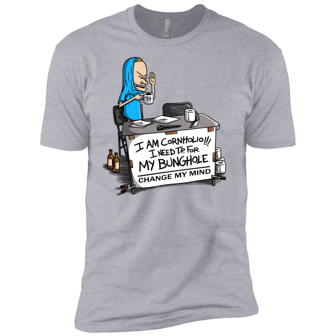 Beavis Change My Mind Men's Premium T-Shirt