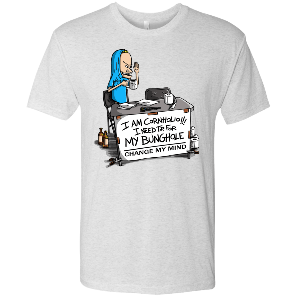 Beavis Change My Mind Men's Triblend T-Shirt