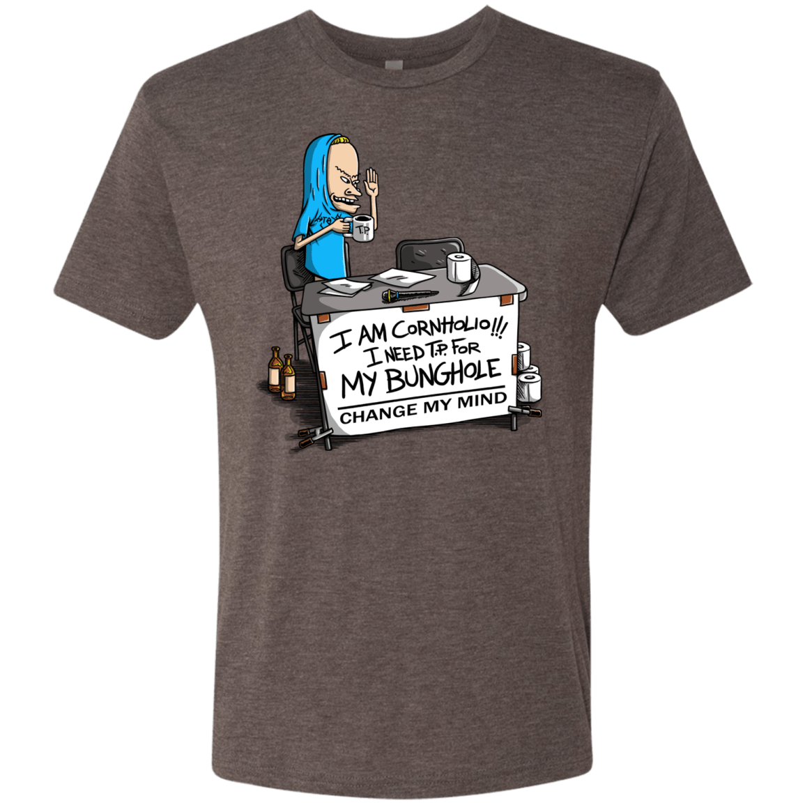 Beavis Change My Mind Men's Triblend T-Shirt