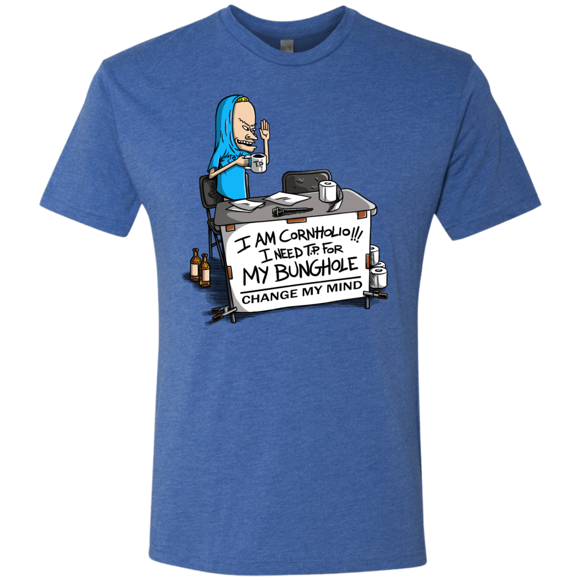 Beavis Change My Mind Men's Triblend T-Shirt