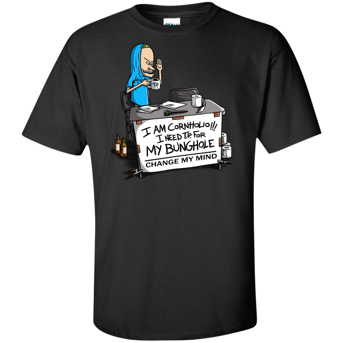 Beavis Change My Mind Tall T-Shirt