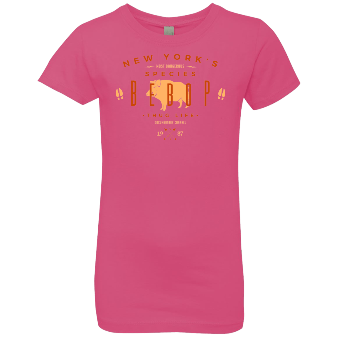 T-Shirts Hot Pink / YXS BEBOP Girls Premium T-Shirt