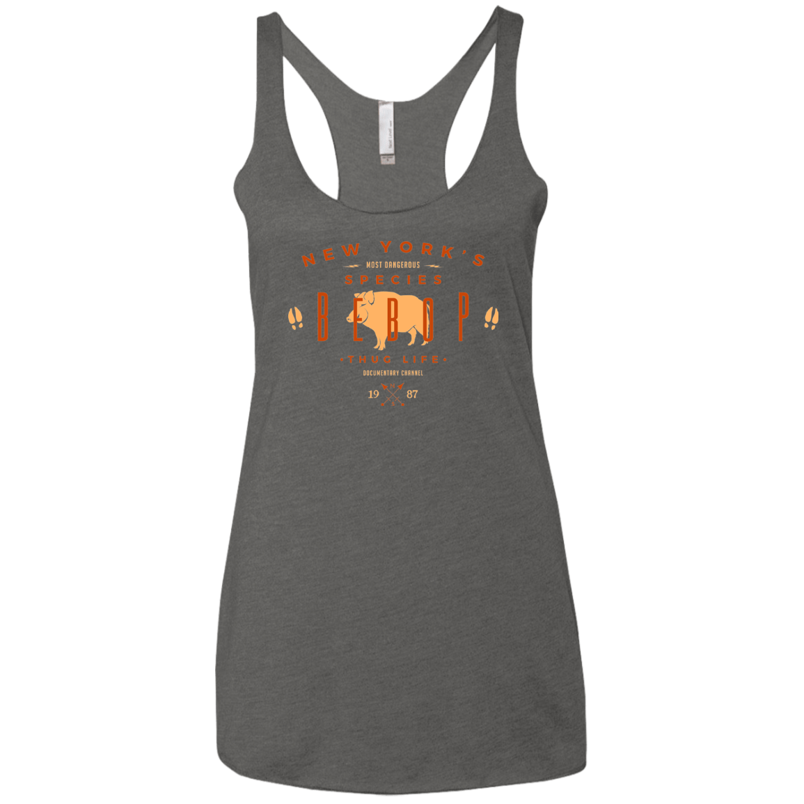 T-Shirts Premium Heather / X-Small BEBOP Women's Triblend Racerback Tank