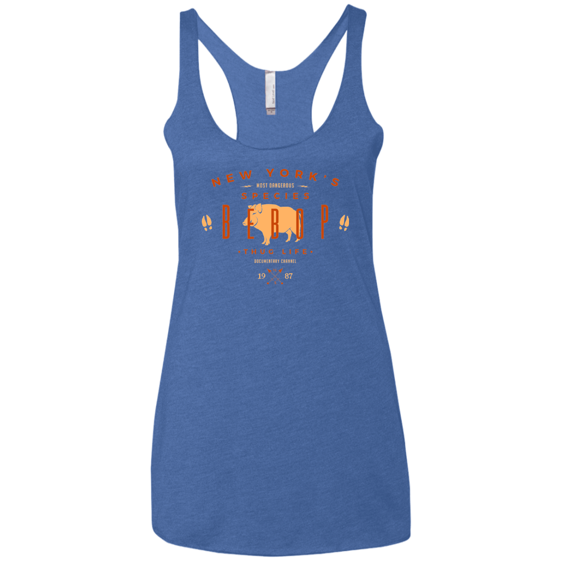 T-Shirts Vintage Royal / X-Small BEBOP Women's Triblend Racerback Tank