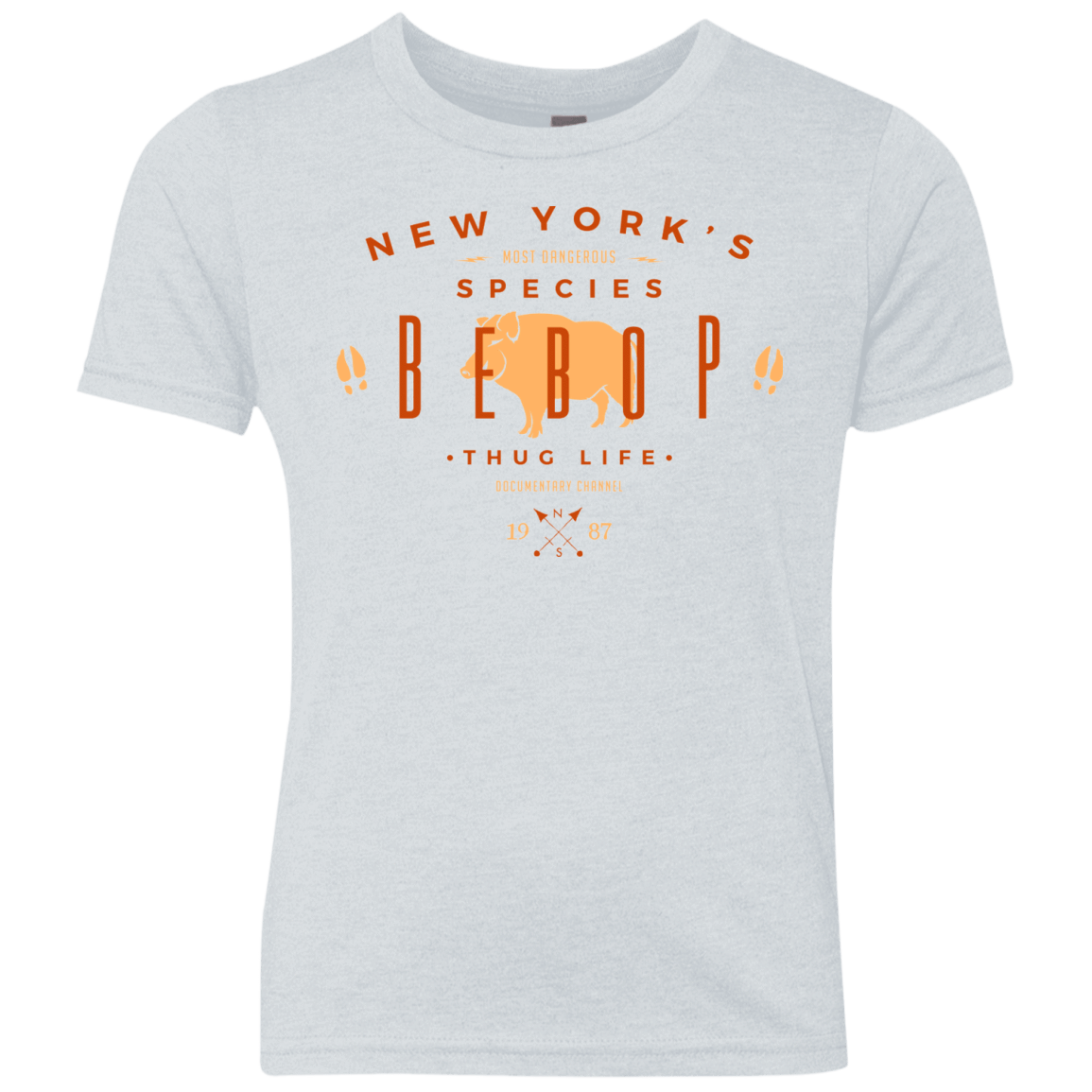 T-Shirts Heather White / YXS BEBOP Youth Triblend T-Shirt