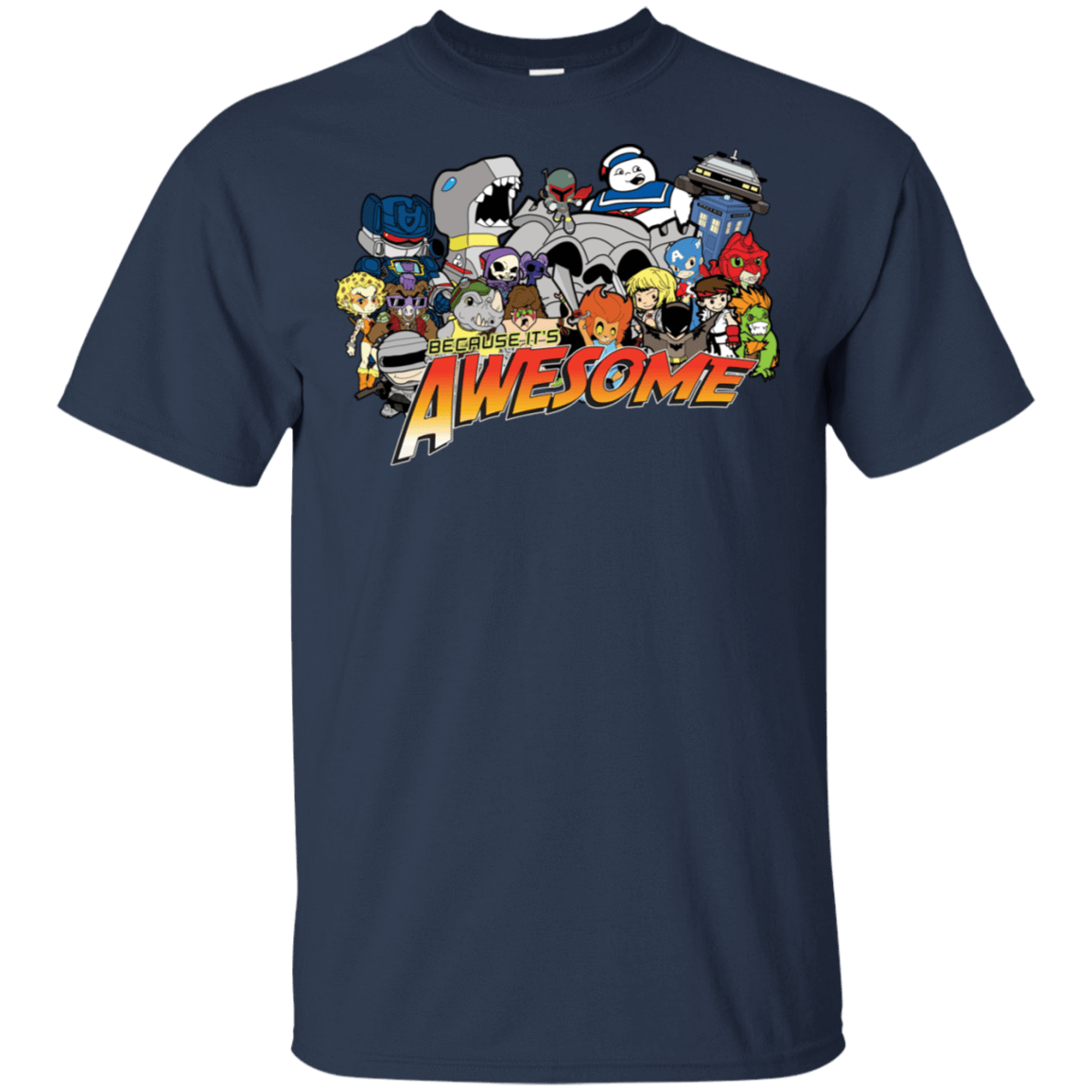 T-Shirts Navy / S Because its Awesome T-Shirt