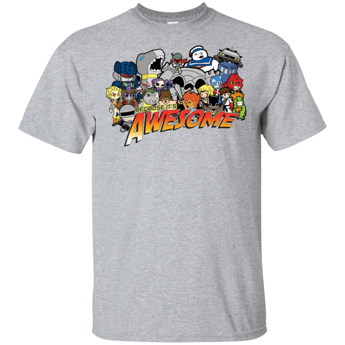 T-Shirts Sport Grey / S Because its Awesome T-Shirt