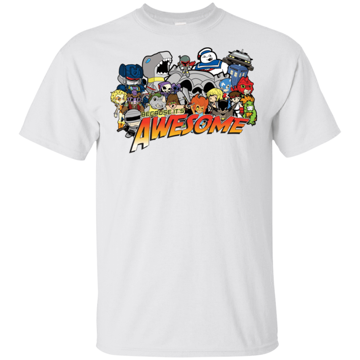 T-Shirts White / S Because its Awesome T-Shirt