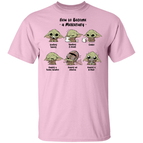 T-Shirts Light Pink / S Become A Mercenary T-Shirt
