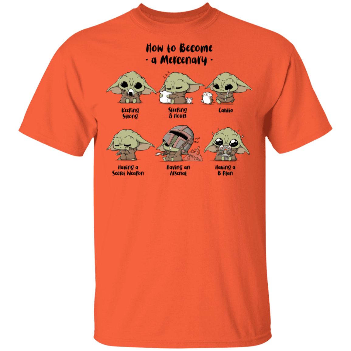 T-Shirts Orange / YXS Become A Mercenary Youth T-Shirt