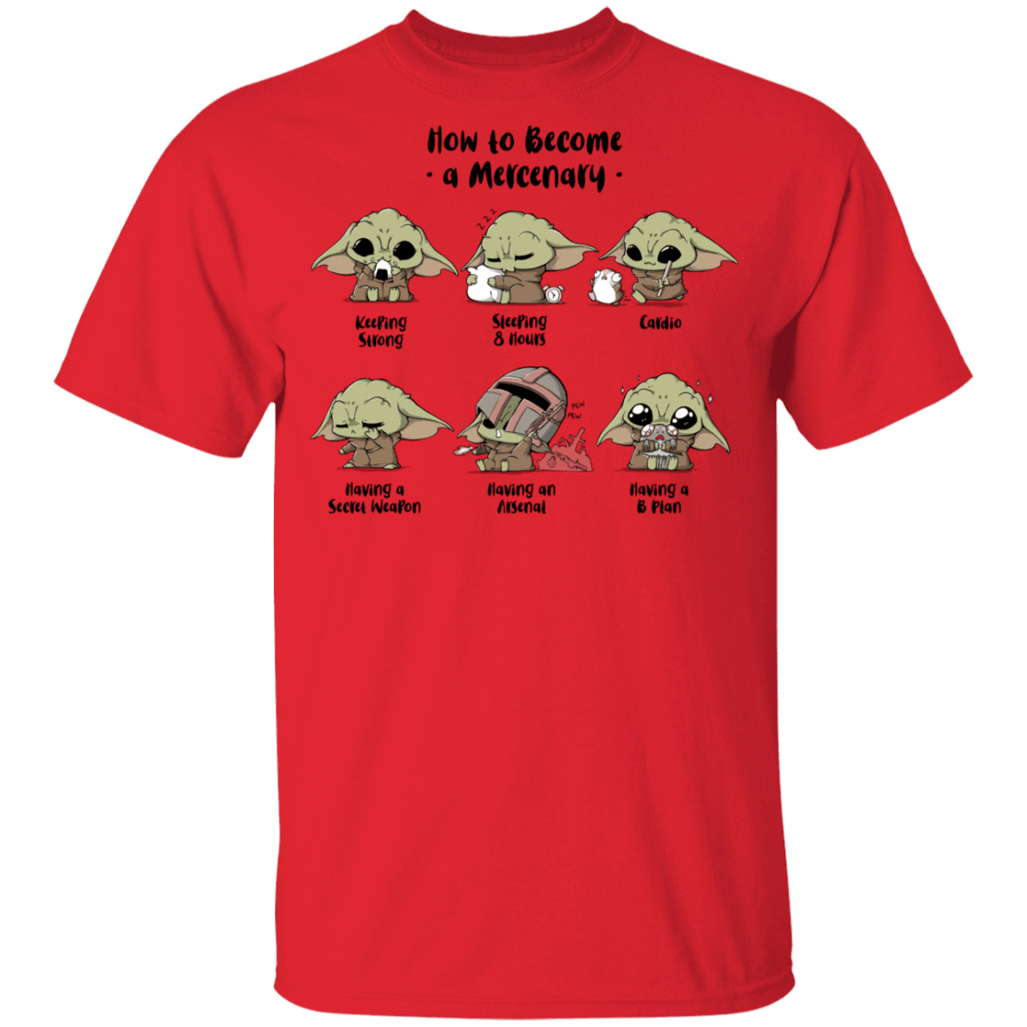 T-Shirts Red / YXS Become A Mercenary Youth T-Shirt