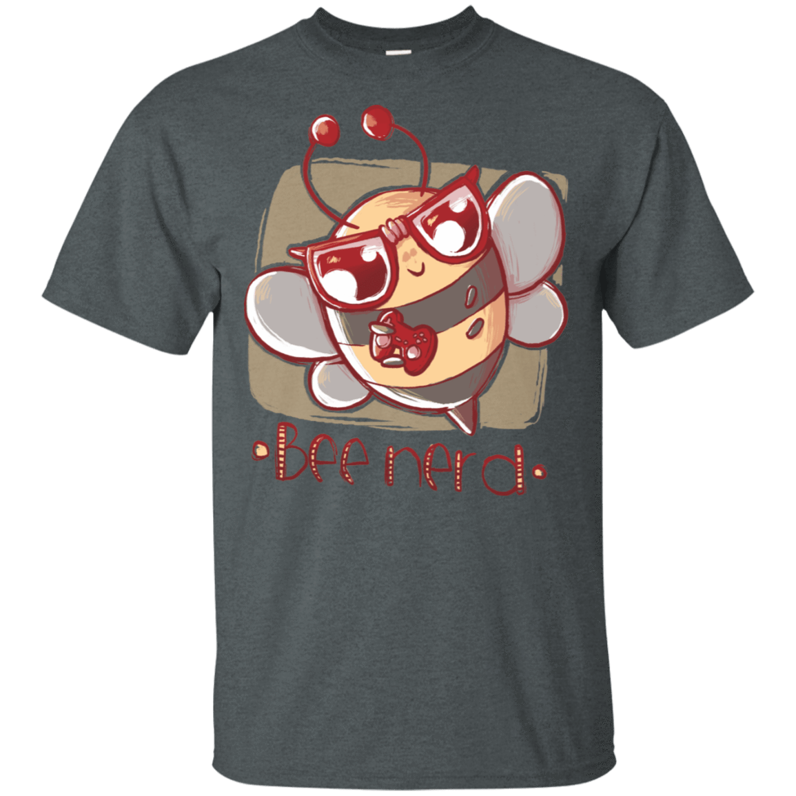 T-Shirts Dark Heather / S BEE Nerd T-Shirt