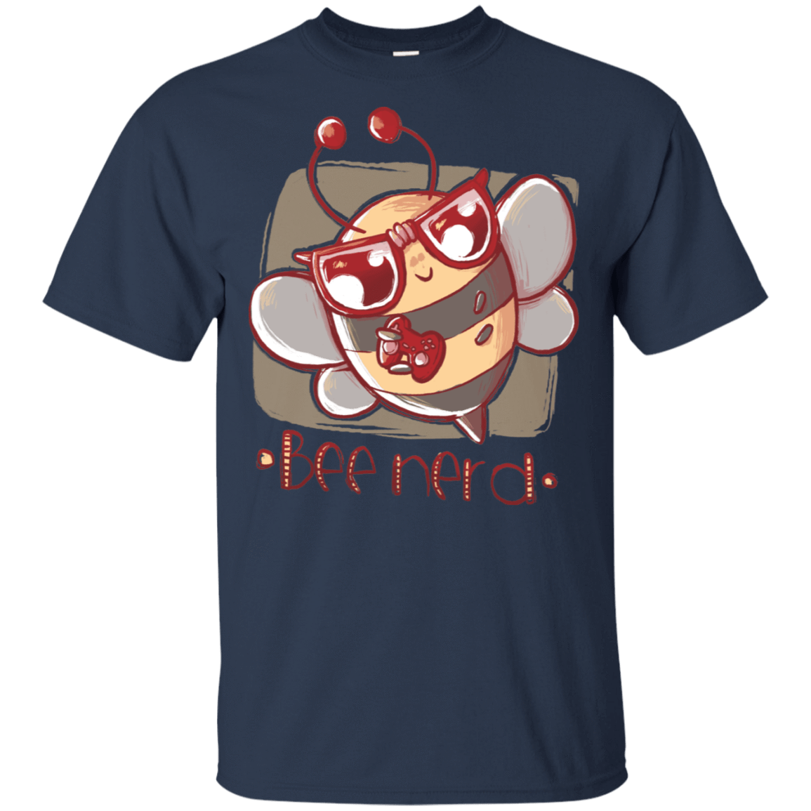 T-Shirts Navy / S BEE Nerd T-Shirt