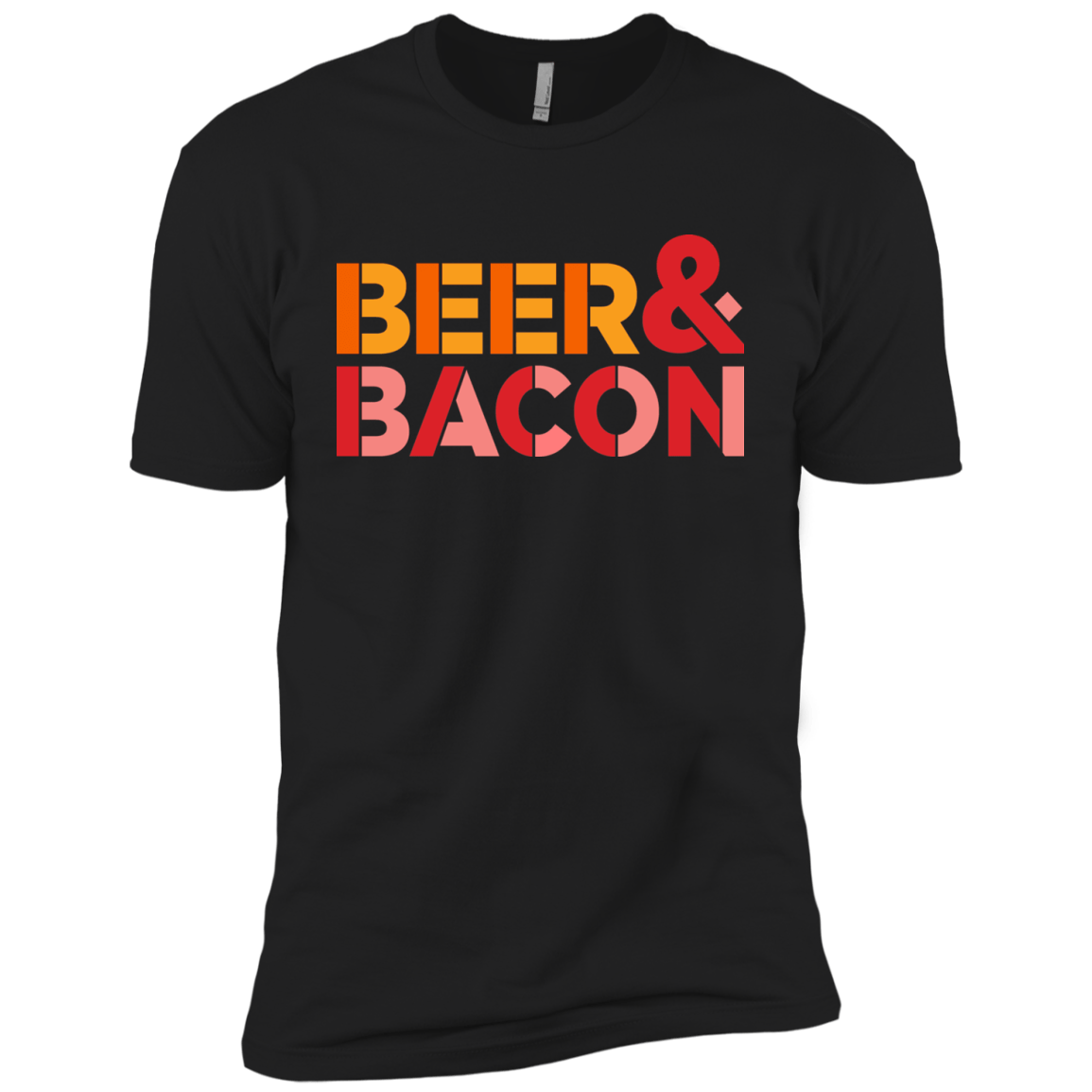 T-Shirts Black / YXS Beer And Bacon Boys Premium T-Shirt