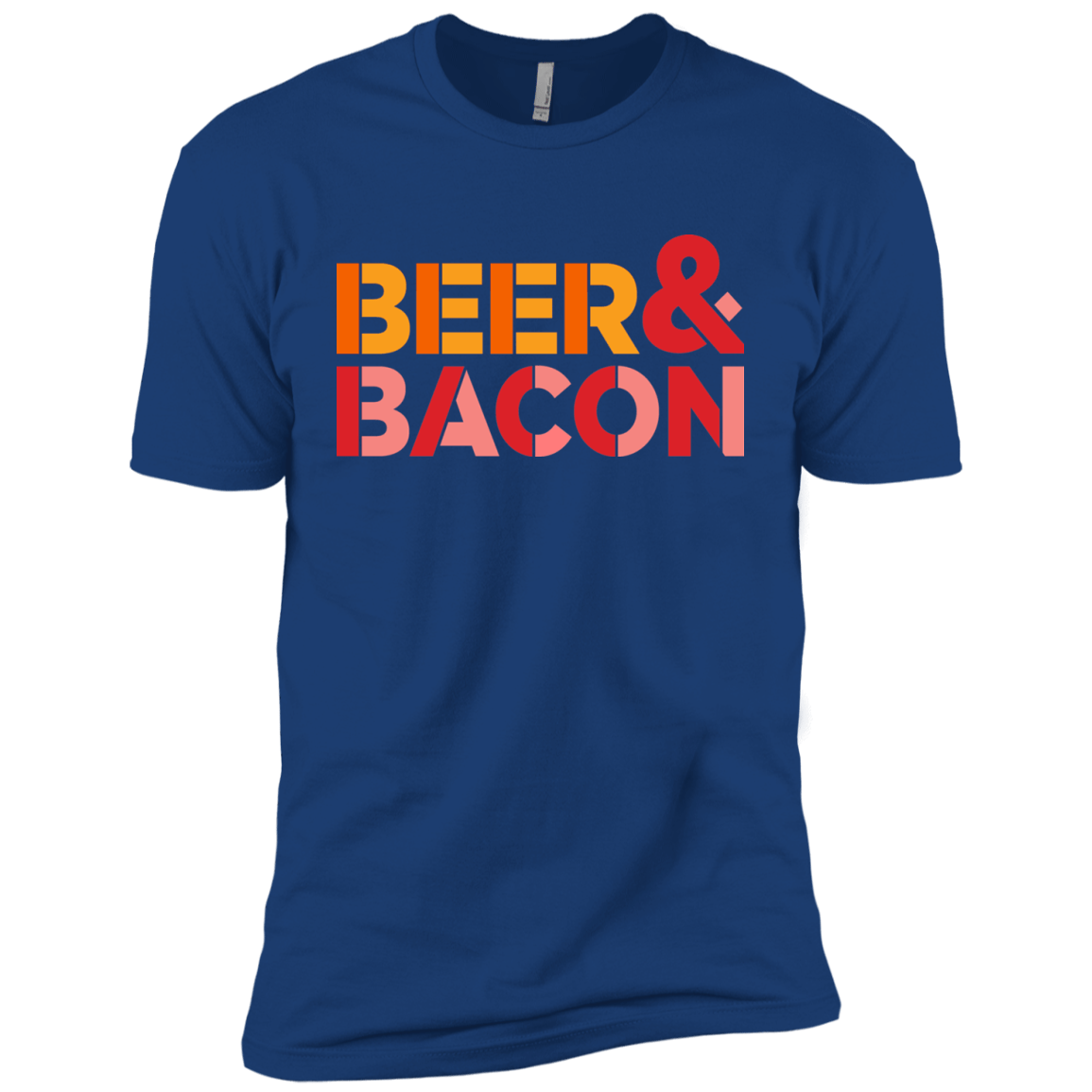 T-Shirts Royal / YXS Beer And Bacon Boys Premium T-Shirt
