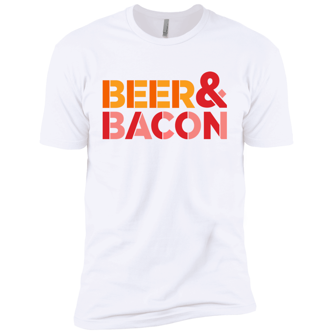 T-Shirts White / YXS Beer And Bacon Boys Premium T-Shirt